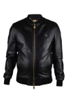 Billionaire Leather Jacket In Black