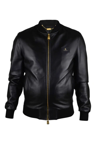 Billionaire Leather Jacket In Black