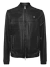 Billionaire Leather Jacket In Black