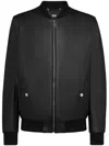 Billionaire Leather Jacket In Black