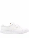 Billionaire Leather Low-top Sneakers In White