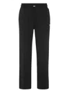 Billionaire Lion Frame Drawstring Track Pants In Black