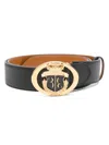 BILLIONAIRE LOGO-BUCKLE BELT