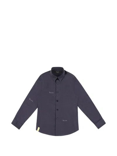 Billionaire Kids' Logo Dark-blue Shirt