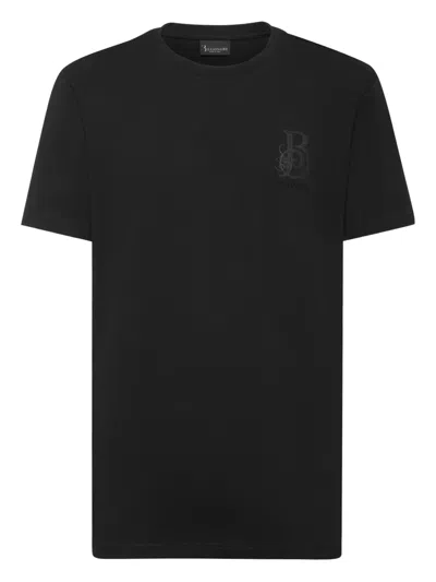 Billionaire Logo-detail T-shirt In Black