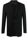 Billionaire Logo-embroidered Tailored Blazer In Black