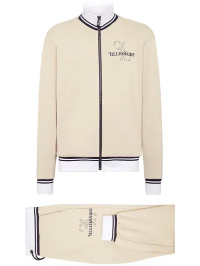 Billionaire Logo-embroidered Tracksuit In 中性色