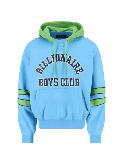 Billionaire Logo Hooded Sweatshirt In Blue