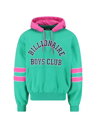 Billionaire Logo Hooded Sweatshirt In Green