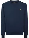 Billionaire Logo Patch Sweatshirt In Blue