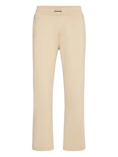 Billionaire Logo-patch Track Pants In Neutral