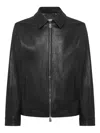 Billionaire Logo-plaque Jacket In Black