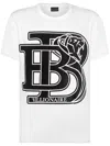 Billionaire Logo-print Cotton T-shirt In White