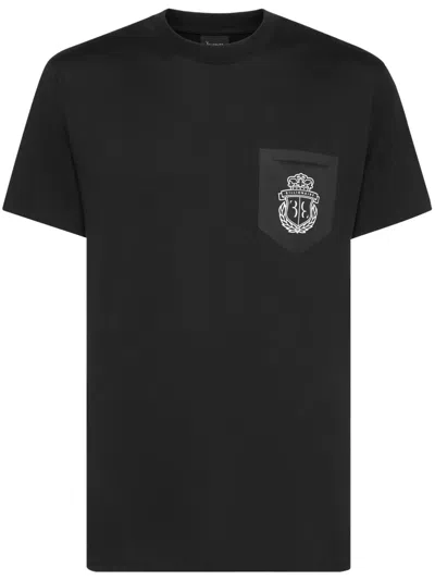 Billionaire Logo-print T-shirt In Black