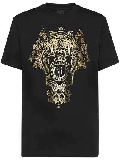 Billionaire Logo-print T-shirt In Black