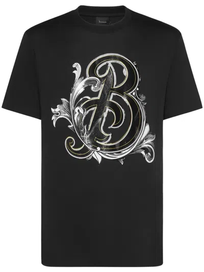 Billionaire Logo-print T-shirt In Black