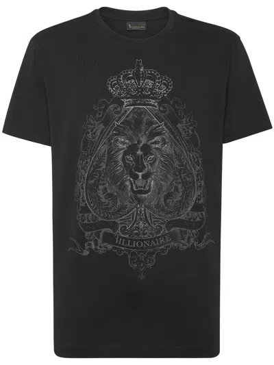 Billionaire Logo-print T-shirt In Schwarz