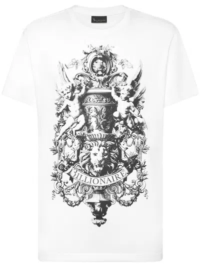 Billionaire Logo-print T-shirt In White