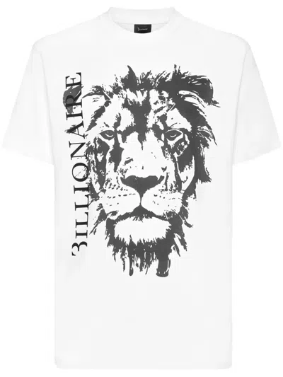 Billionaire Logo-print T-shirt In White