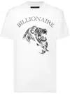 Billionaire Logo-print T-shirt In White