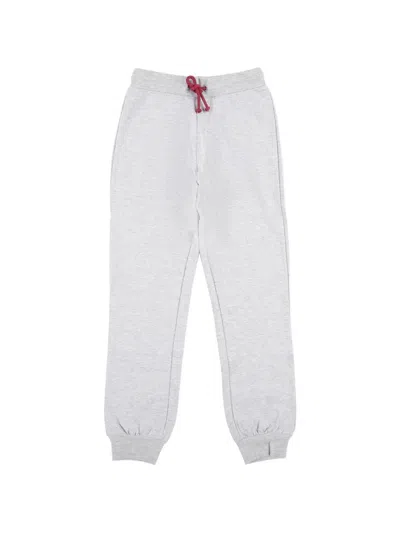 Billionaire Kids' Logo-crest Jogging Trousers In Gray