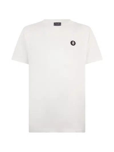 Billionaire Logo-patch Crew-neck T-shirt In Multi