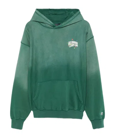 Billionaire Long Sleeve Hoodie In Green