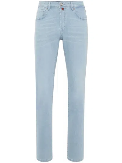 Billionaire Low-rise Straight-leg Jeans In Blue