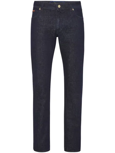 BILLIONAIRE LOW-RISE STRAIGHT-LEG JEANS