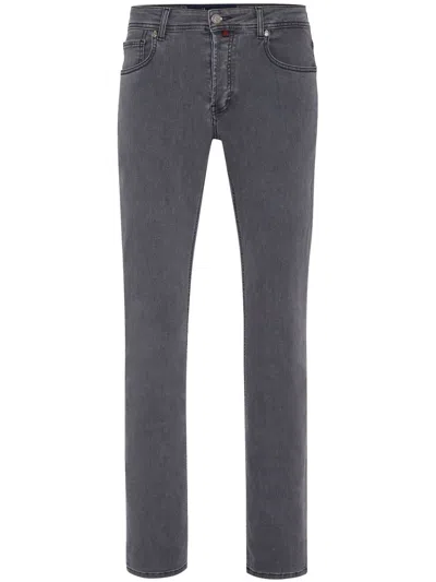 Billionaire Low-rise Straight-leg Jeans In Grey