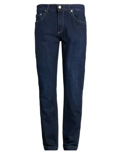 Billionaire Man Jeans Blue Size 36 Cotton, Elastane