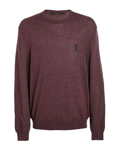 Billionaire Man Sweater Chocolate Brown Size Xl Wool, Viscose, Cashmere