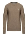 Billionaire Man Sweater Khaki Size 40 Viscose, Wool, Cashmere In Beige