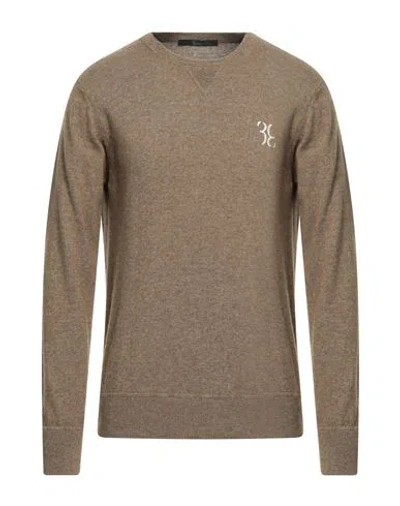 Billionaire Man Sweater Khaki Size 40 Viscose, Wool, Cashmere In Beige