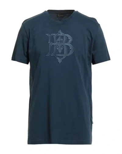 Billionaire Man T-shirt Navy Size Xl Cotton In Blue