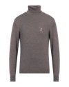 Billionaire Man Turtleneck Khaki Size Xxl Wool, Viscose, Cashmere In Beige