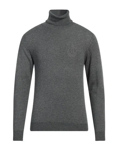 Billionaire Man Turtleneck Lead Size Xxl Wool, Viscose, Cashmere In Grey