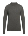 Billionaire Man Turtleneck Military Green Size Xxl Wool, Viscose, Cashmere