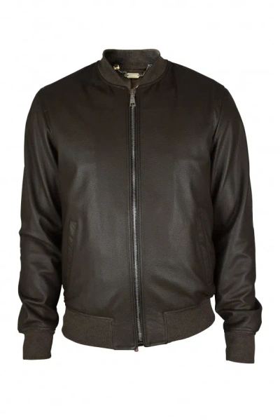Billionaire Men Bomber Jacket In Brown