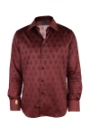 Billionaire Ls Milano All Over Shirt In Red