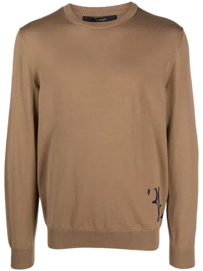 Billionaire Merino-blend Jumper In Neutrals