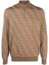 Billionaire Merino-blend Jumper In Neutrals
