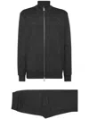 Billionaire Monogram-pattern Tracksuit (set Of Two) In Schwarz