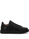 Billionaire Nappa Low-top Sneakers In 黑色