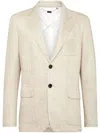 Billionaire Notched-lapels Single-breasted Blazer In Neutrals