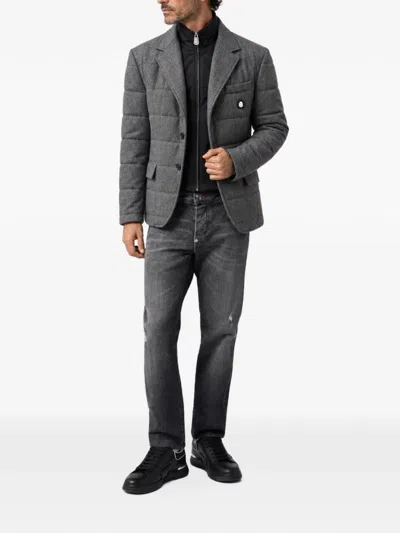 Billionaire Padded Blazer In 그레이