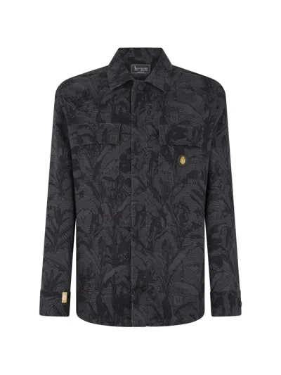 Billionaire Palm Tree-print Overshirt In Multi