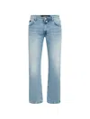 Billionaire Panelled Jeans In Blue