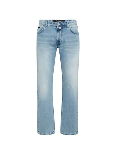 Billionaire Panelled Jeans In Blue