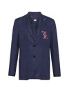 Billionaire 패치 포켓 블레이저 In Blue